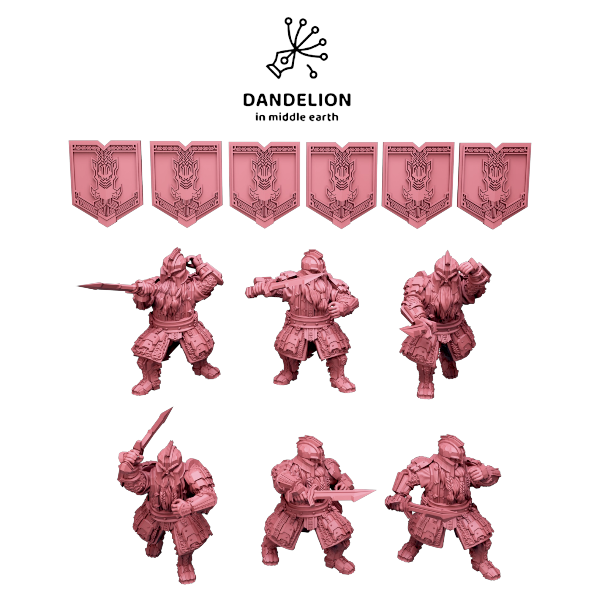 Dwarf of the Metal Mountain - Sword and Shield